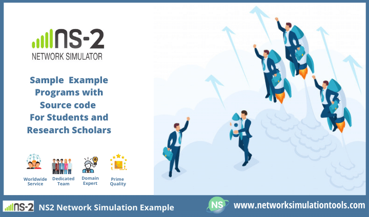 Study of Ns2 Network simulation example with source code