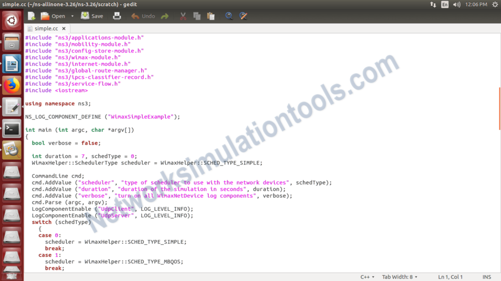 Network Simulator (Source code Tutorial) | How to write a program in ...