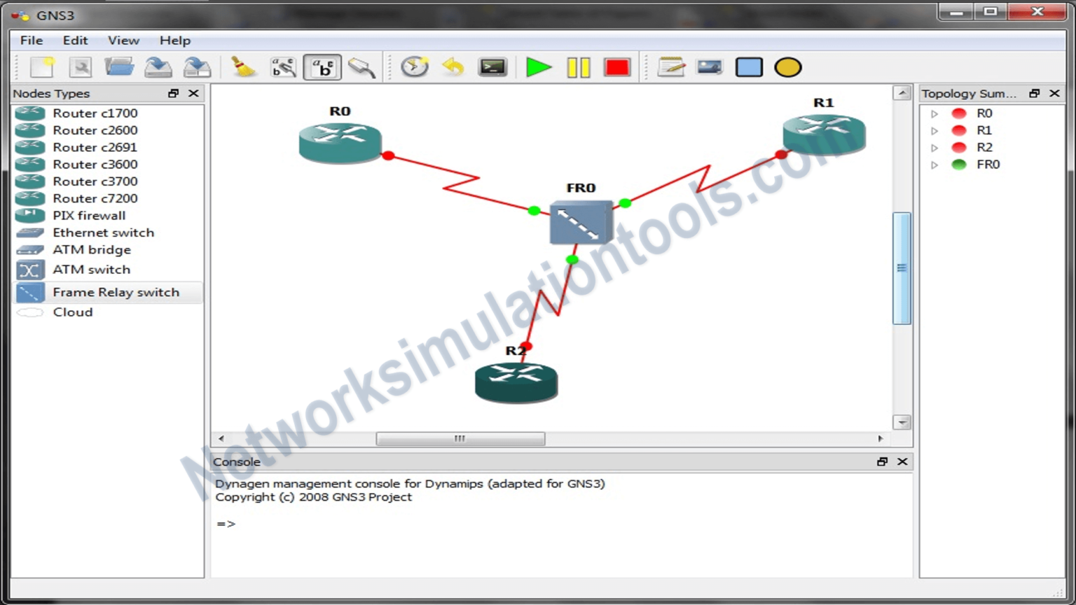 Create a simulation | Network Simulation Tools | Network Simulation Tools
