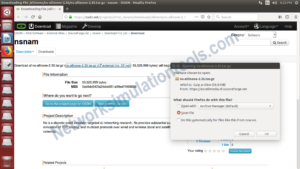 Download the NS-2.35