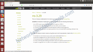Download the ns3 package details
