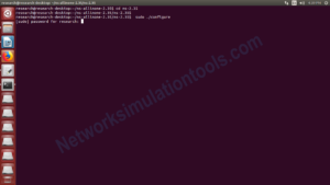 Execute the configure command