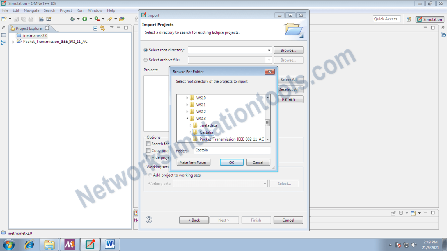 Building Omnet++ Network Tutorial | How to run Castalia in omnet++ Help ...