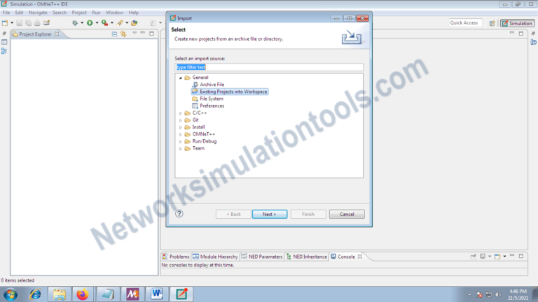 Building Omnet++ Simulation Projects | How to Install Castalia in ...