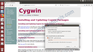 Install Updating Cygwin
