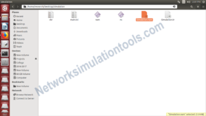 Auto generated nam trace file