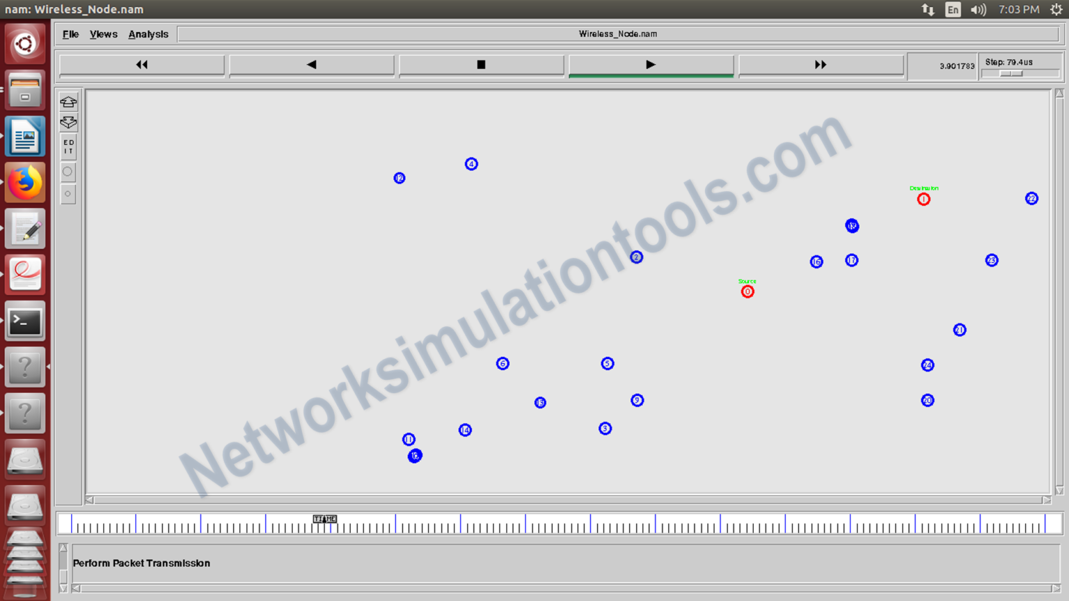 NS2 Program in Ubuntu Tutorial | How to run NS2 Program in Ubuntu ...