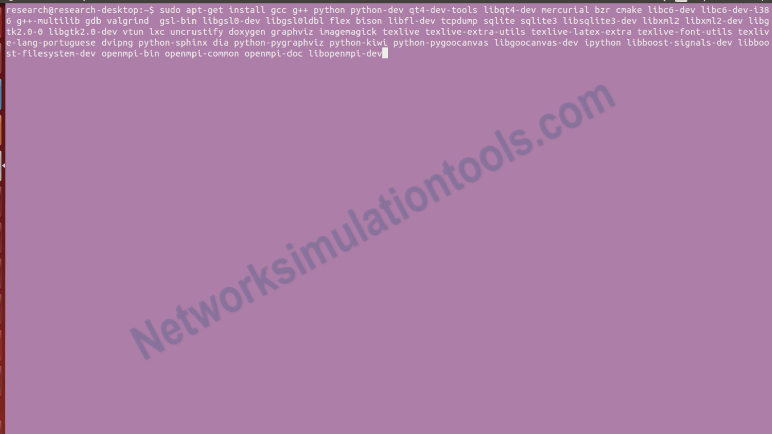 Installing Network Simulator Guide | How to Install NS3 in Redhat Linux ...