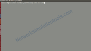 make install ns2 installation