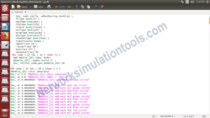 TCL source code for main file