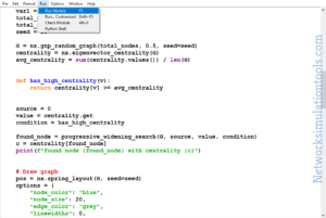 Running WSN in Python