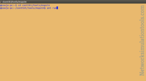 Command Execution to Start Contiki OS