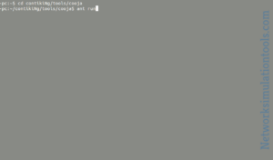 Execution of Cooja in Contiki Ng