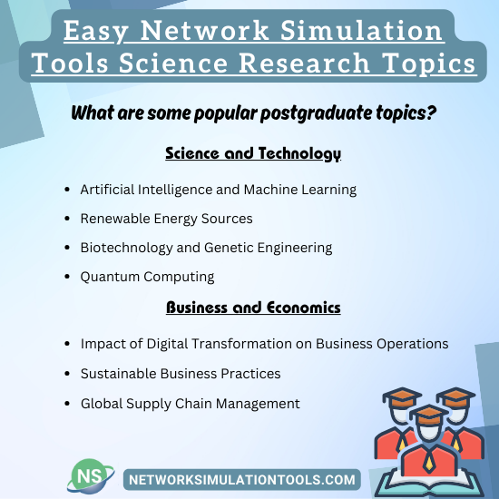 Easy Network Simulation Tools Science Research Projects