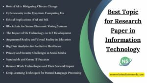 Best Projects for Research Paper in Information Technology
